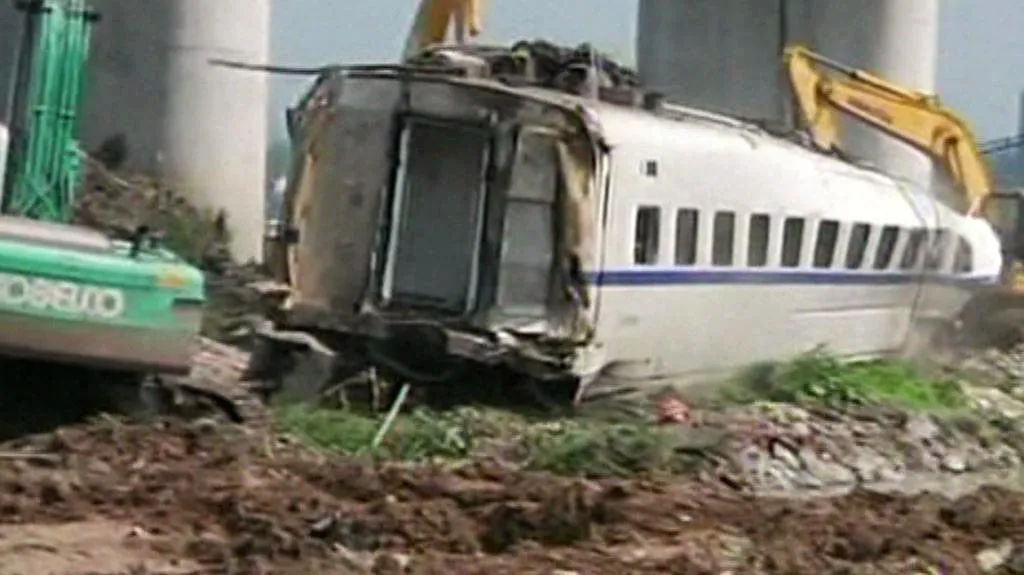 Vlakové neštěstí v Číně