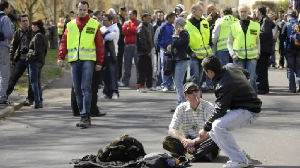 Demonstrace na Teplicku