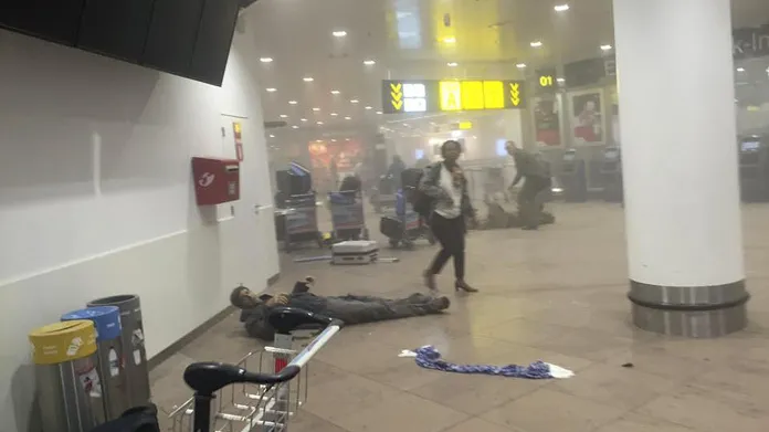 Zranění na bruselském letišti