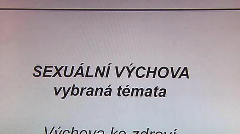 Skripta k sexuální výchově