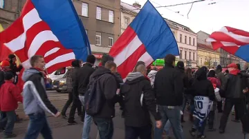 Zbrojováci pochodem za Lužánky oslavili stoleté výročí klubu