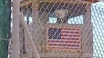 Americká vlajka v Guantánamu