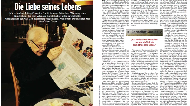 Der Spiegel o Corneliu Gurlittovi