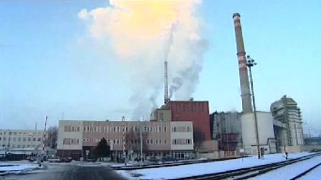 Požár v elektrárně Vojany