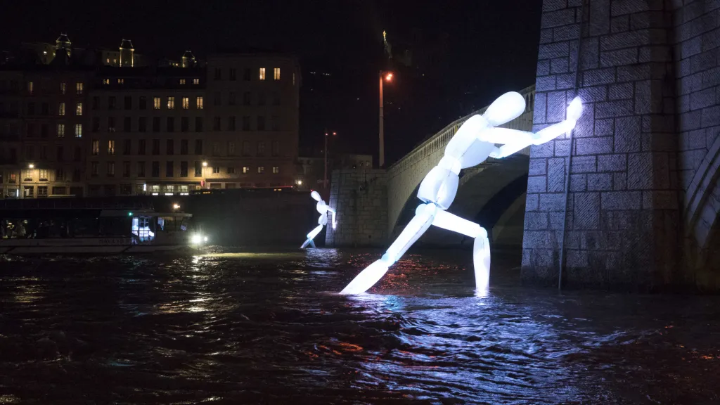 Festival světel ve francouzském Lyonu