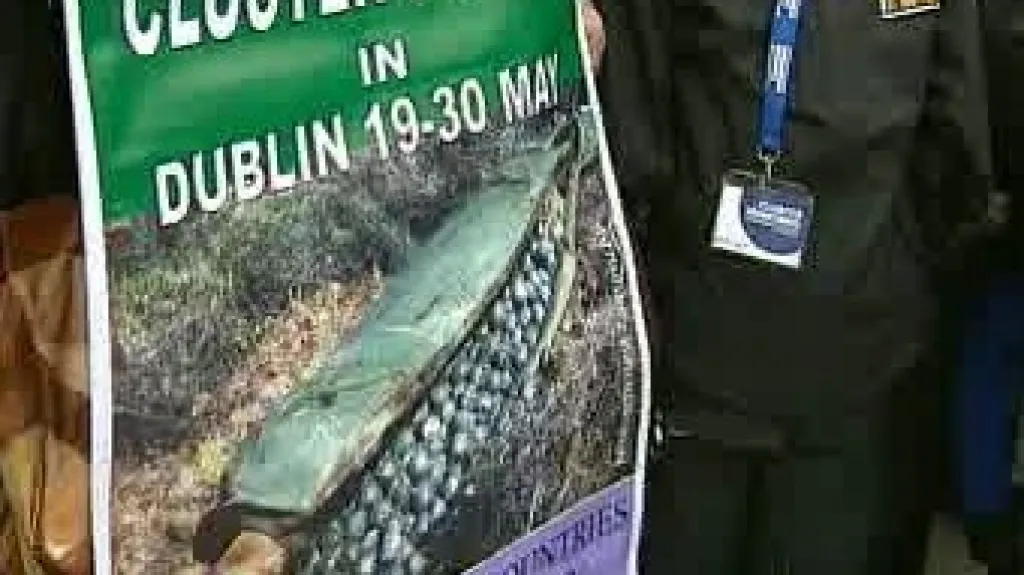 Jednání v Dublinu o kazetových bombách