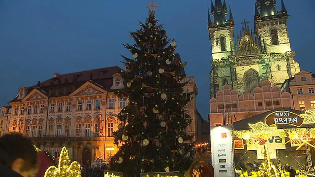 Vánoční strom v Praze