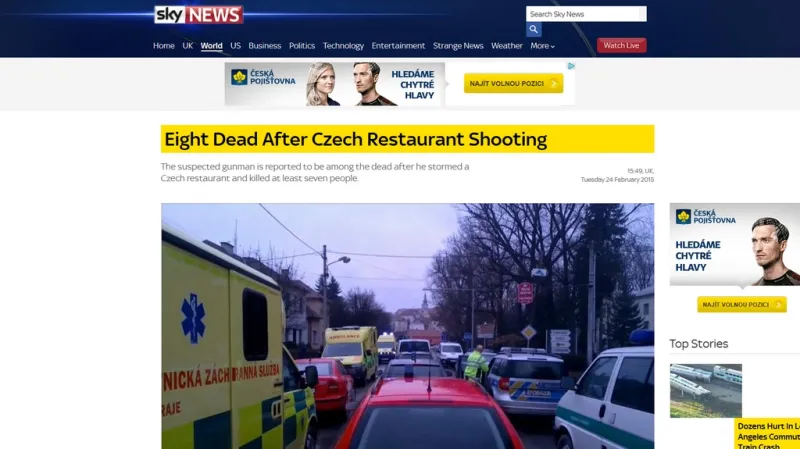 Z webu televize SkyNews