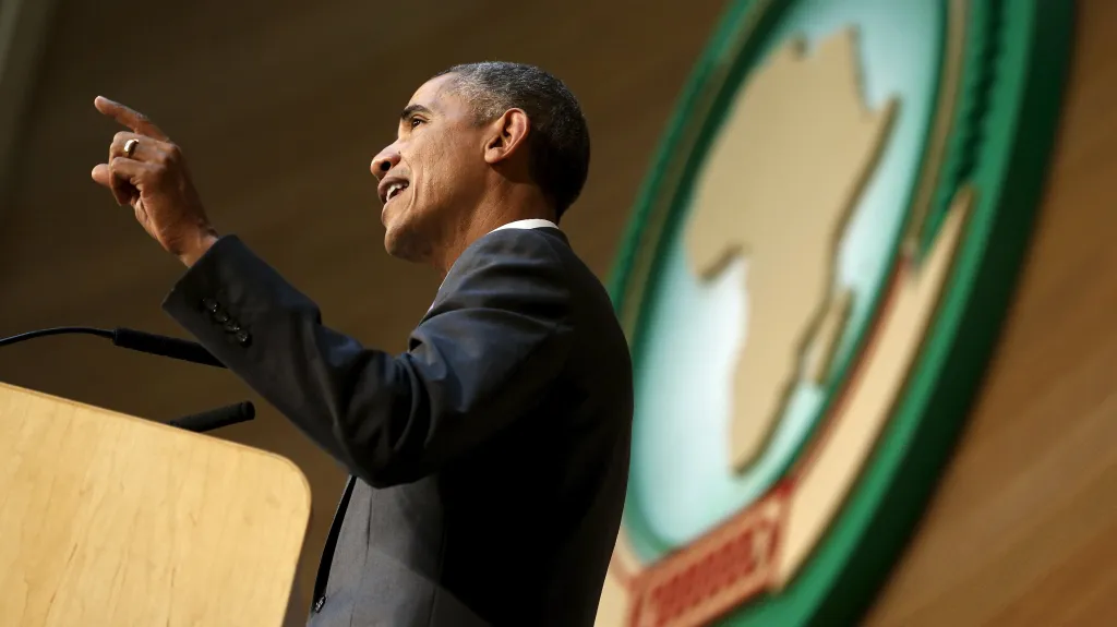 Obamův projev v sídle Africké unie