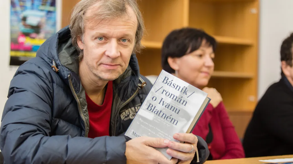 Martin Reiner s románem Básník o Ivanu Blatném