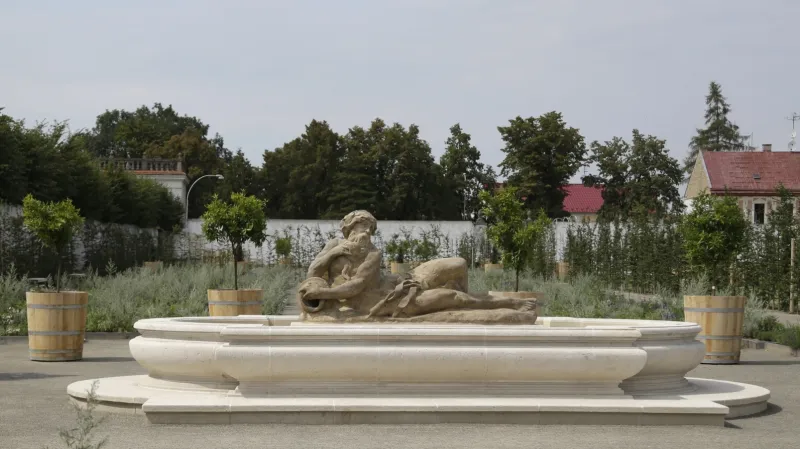 Květná zahrada u zámku v Kroměříži