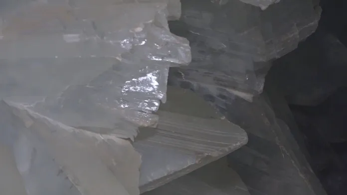 Krystaly v geodě v Pulpí