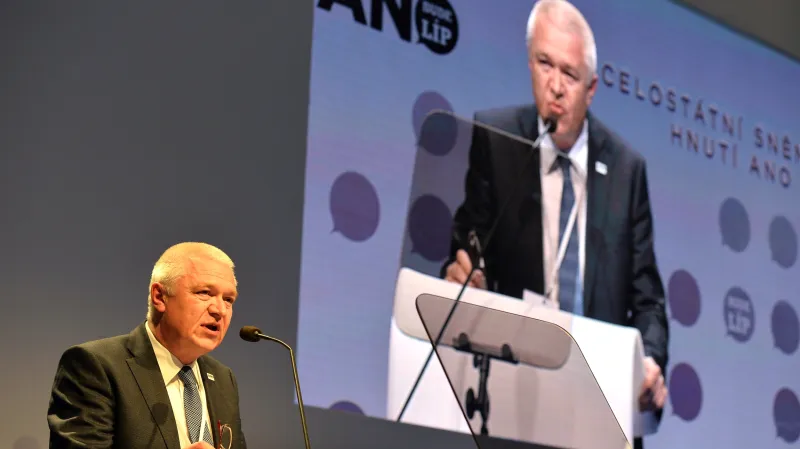 Jaroslav Faltýnek na sněmu ANO