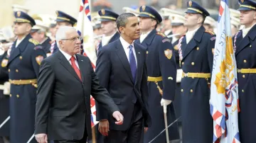 Václav Klaus a Barack Obama