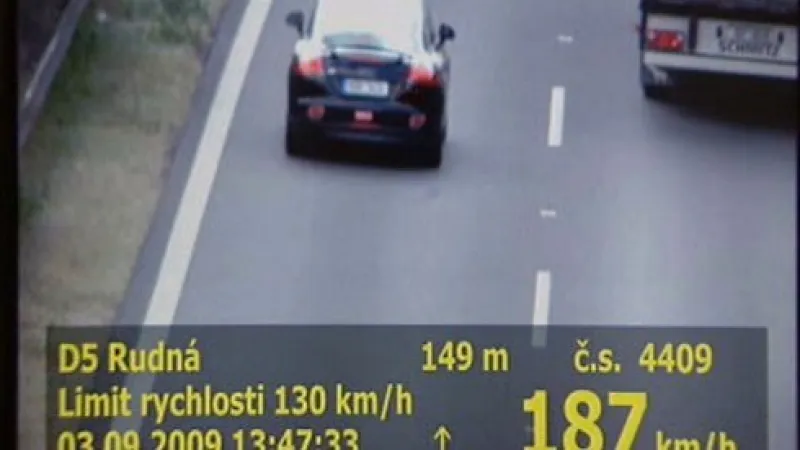 Překročení rychlosti