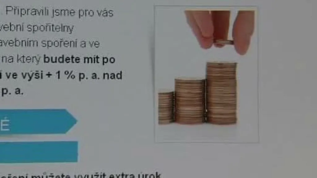 Webové stránky spořitelny