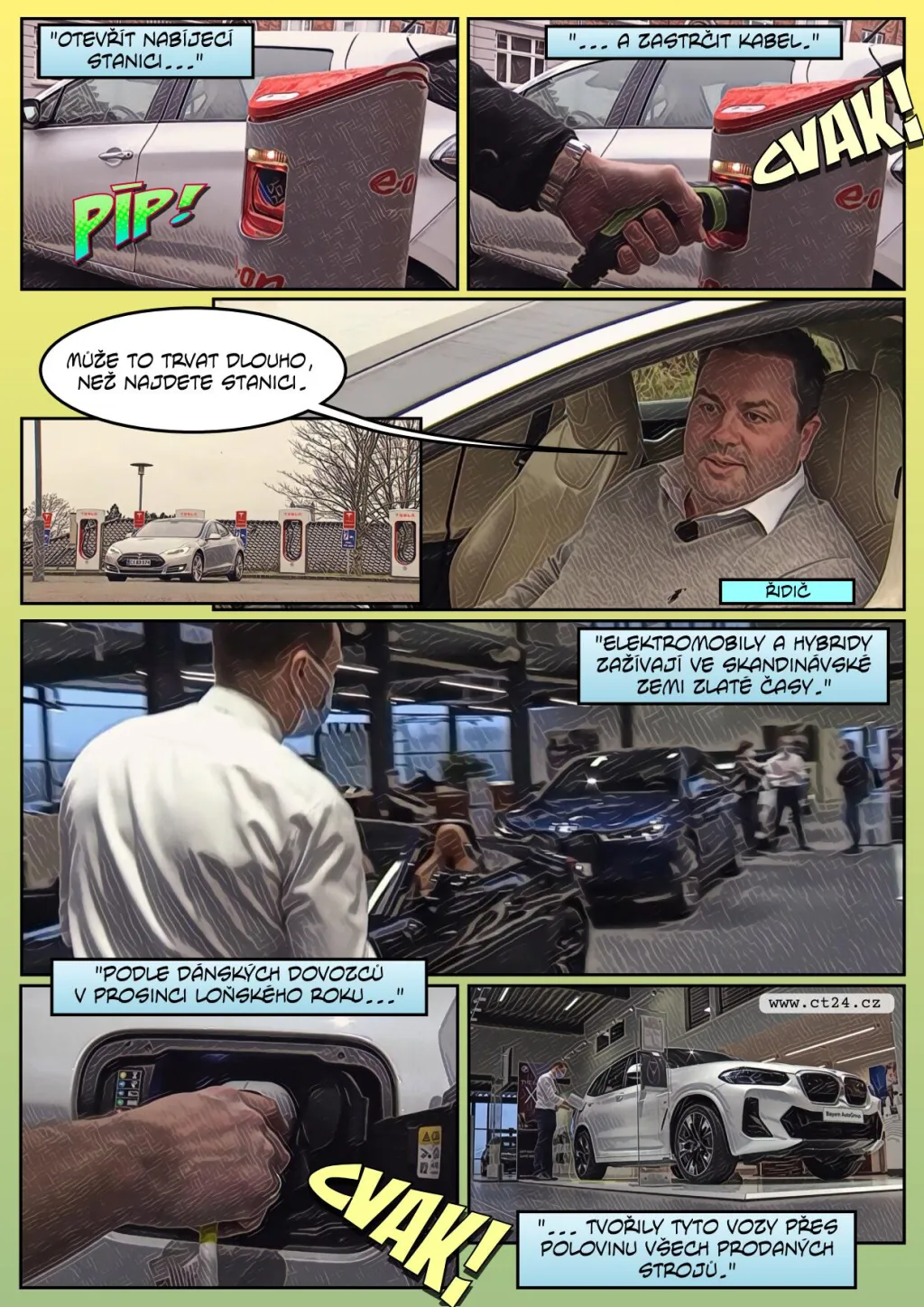 Elektromobily v Dánsku začínají být populárnější než běžná auta