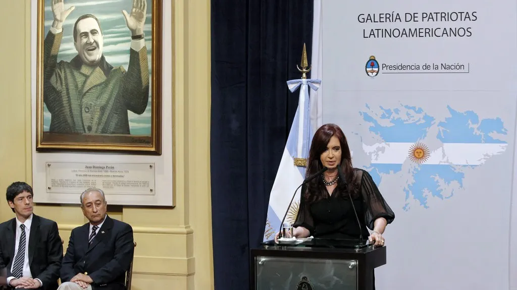 Cristina Fernándezová o Falklandech