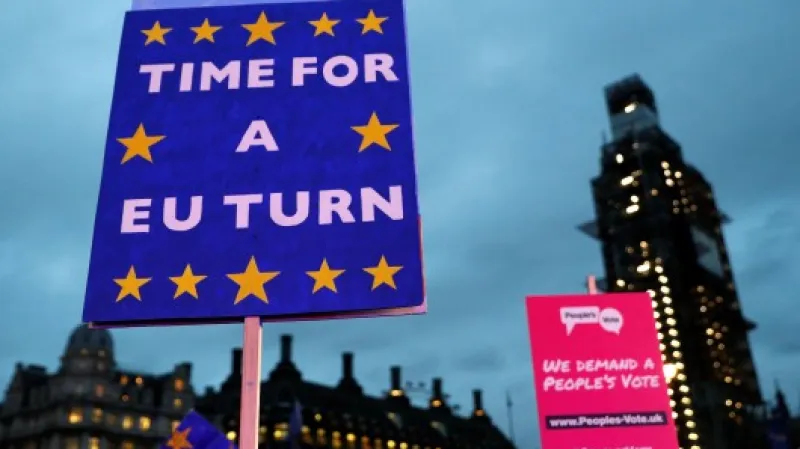 Londýnská demonstrace proti brexitu,  Autor: John Sibley,  Zdroj: Reuters