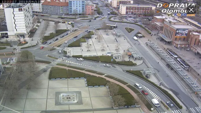 Díky kamerám mohou lidé sledovat aktuální provoz na několika místech v Olomouci