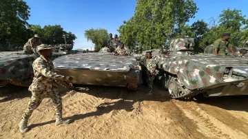 Ilustrační snímek vojáků nigerijské armády