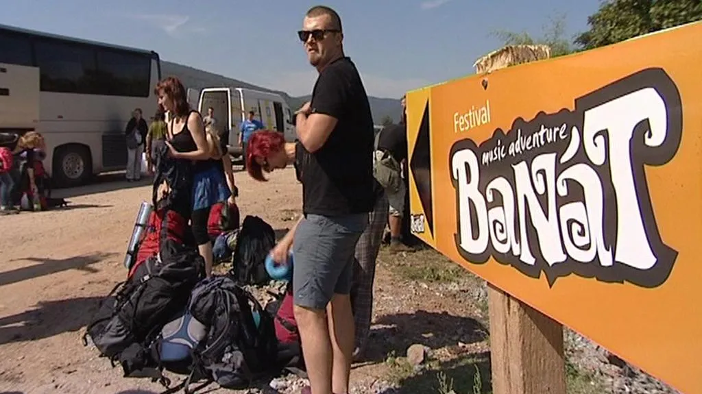 Jízda na festival Banát