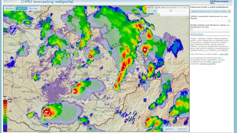 Nový způsob zobrazování radarového měření