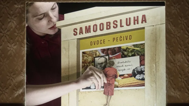 Z inscenace Soudružky s kroužky