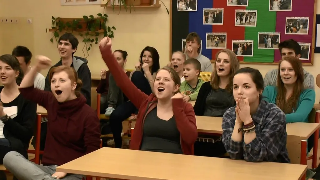 Jilemničtí fanoušci fandí "svým" sportovcům na ZOH