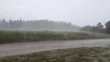iReportér Jaroslav Fous: Přívalový déšť na Křivoklátsku