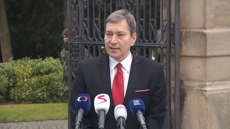 Brífink Tomáše Hünera po jednání v Lánech