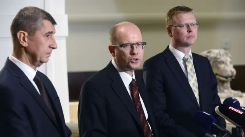 Vyjádření lídrů budoucí koalice