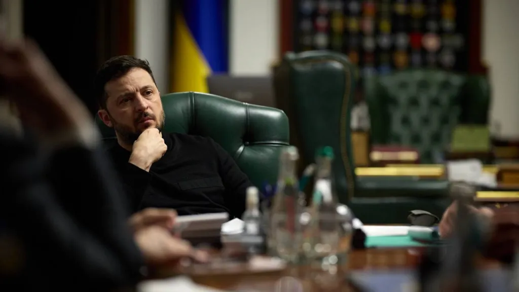 Ukrajinský prezident Volodymyr Zelenskyj