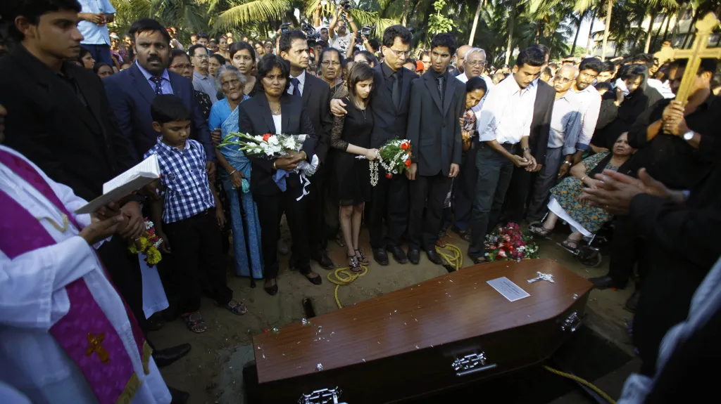 Pohřeb Jacinthy Saldanhaové