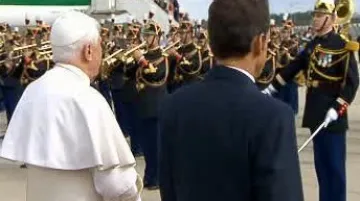 Papež Benedikt XVI. a Nicolas Sarkozy