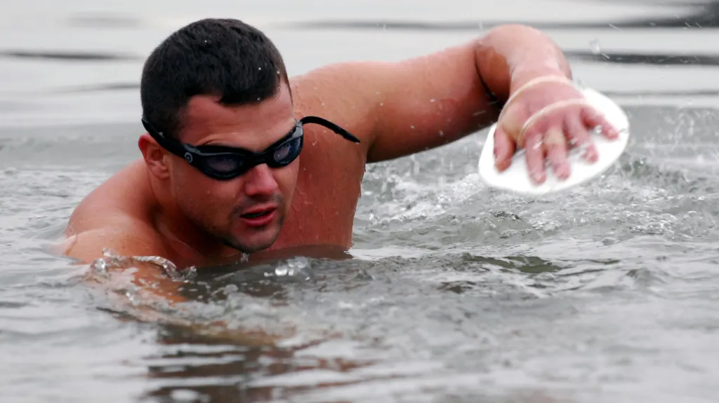 Pavel Poljanský na tréninku