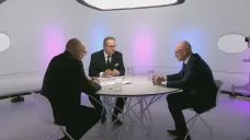 Mikuláš Bek a Robert Plaga v Otázkách Václava Moravce