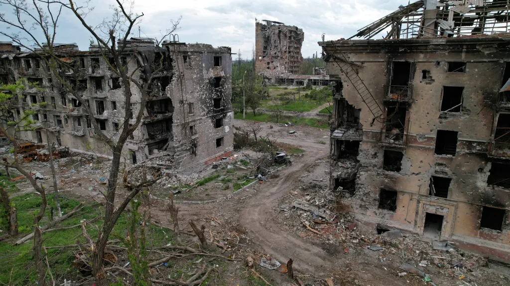Mariupol po ruském ostřelování