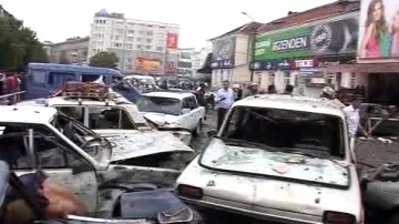 Výbuch na tržišti ve Vladikavkazu