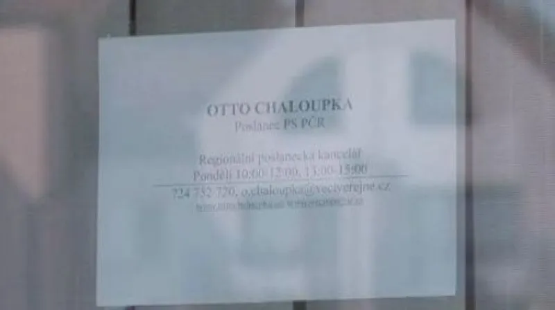 Záznam rozhovoru poslance Otty Chaloupka s asistentem Vratislavem Vařejkou