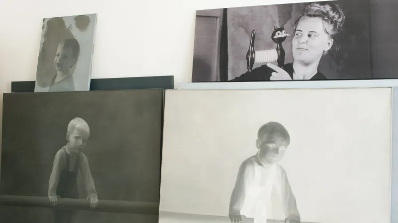 V ateliéru Petra Nikla