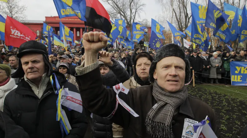 Protesty v Kyjevě