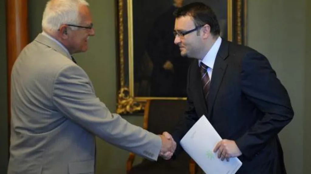 Václav Klaus a Pavel Drobil