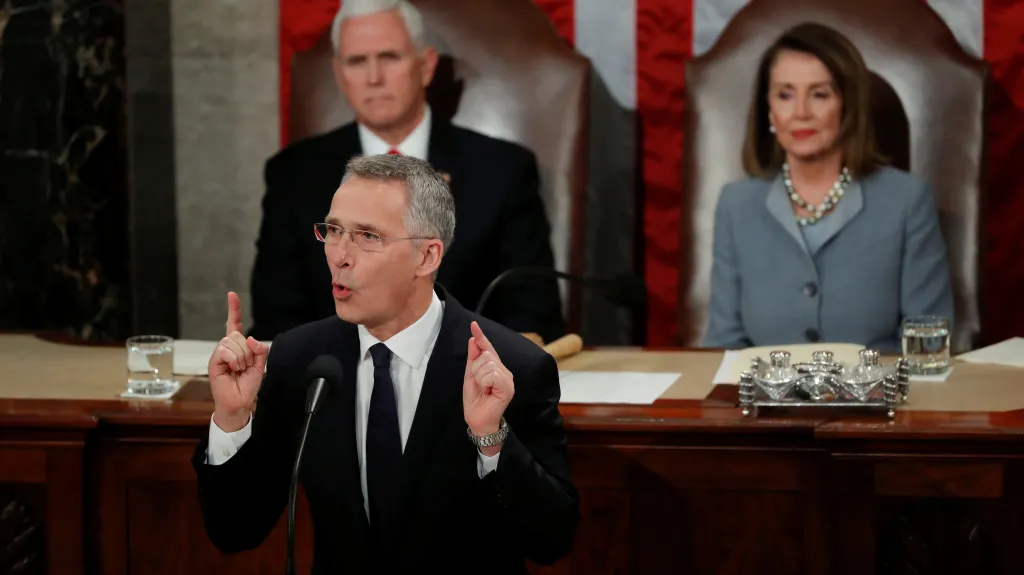 Jens Stoltenberg v Kongresu USA