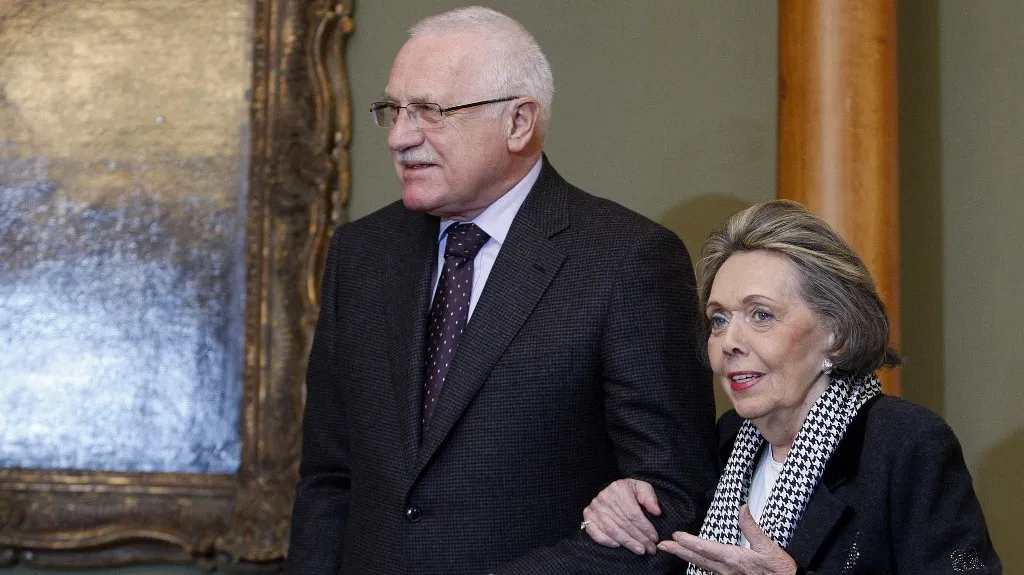 Václav Klaus a Jiřina Jirásková