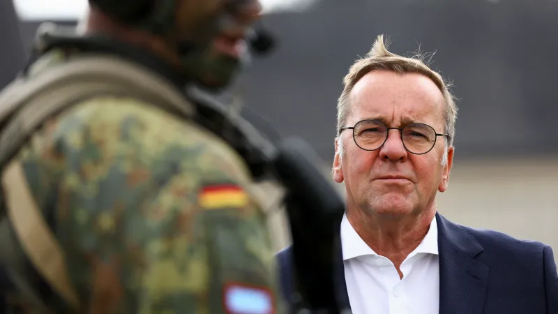 Německý ministr obrany Boris Pistorius