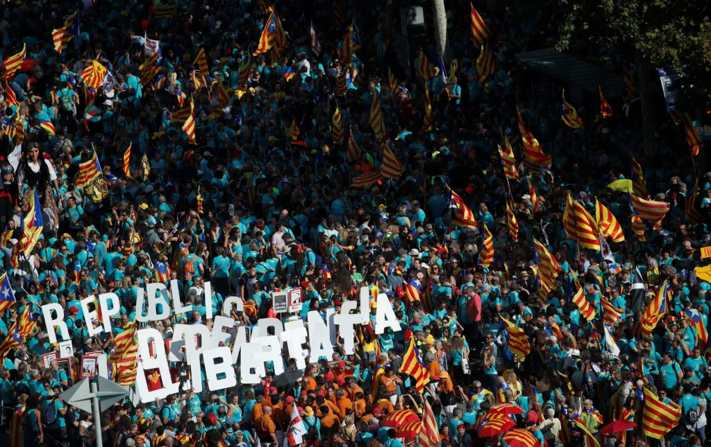 Národní den je považován za jeden ze symbolů snahy o nezávislost Katalánska