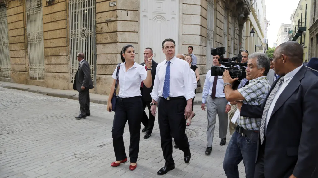 Andrew Cuomo na Kubě