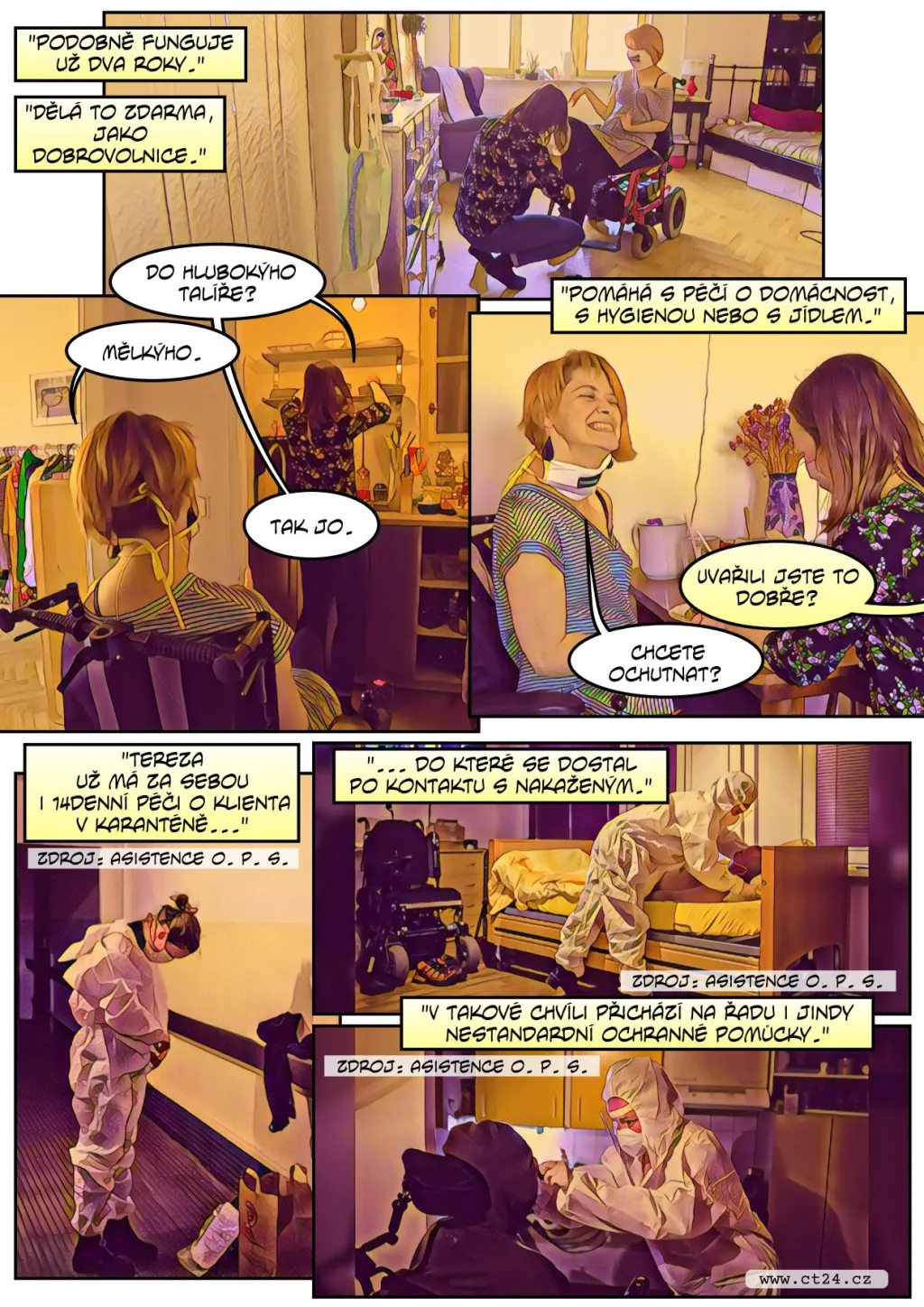 Asistenti v době koronaviru