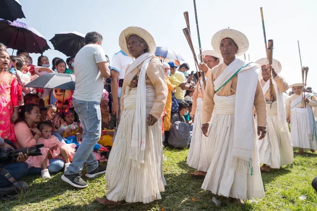 Festivalu Šikali Jatra v nepálském Pátanu vévodí ozdoby, masky a kostýmy, které jsou zasvěceny hinduistickým bohům